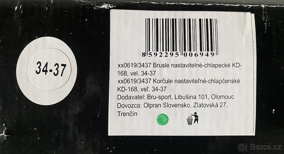 Dětské zimní brusle - nastavitelné - 6