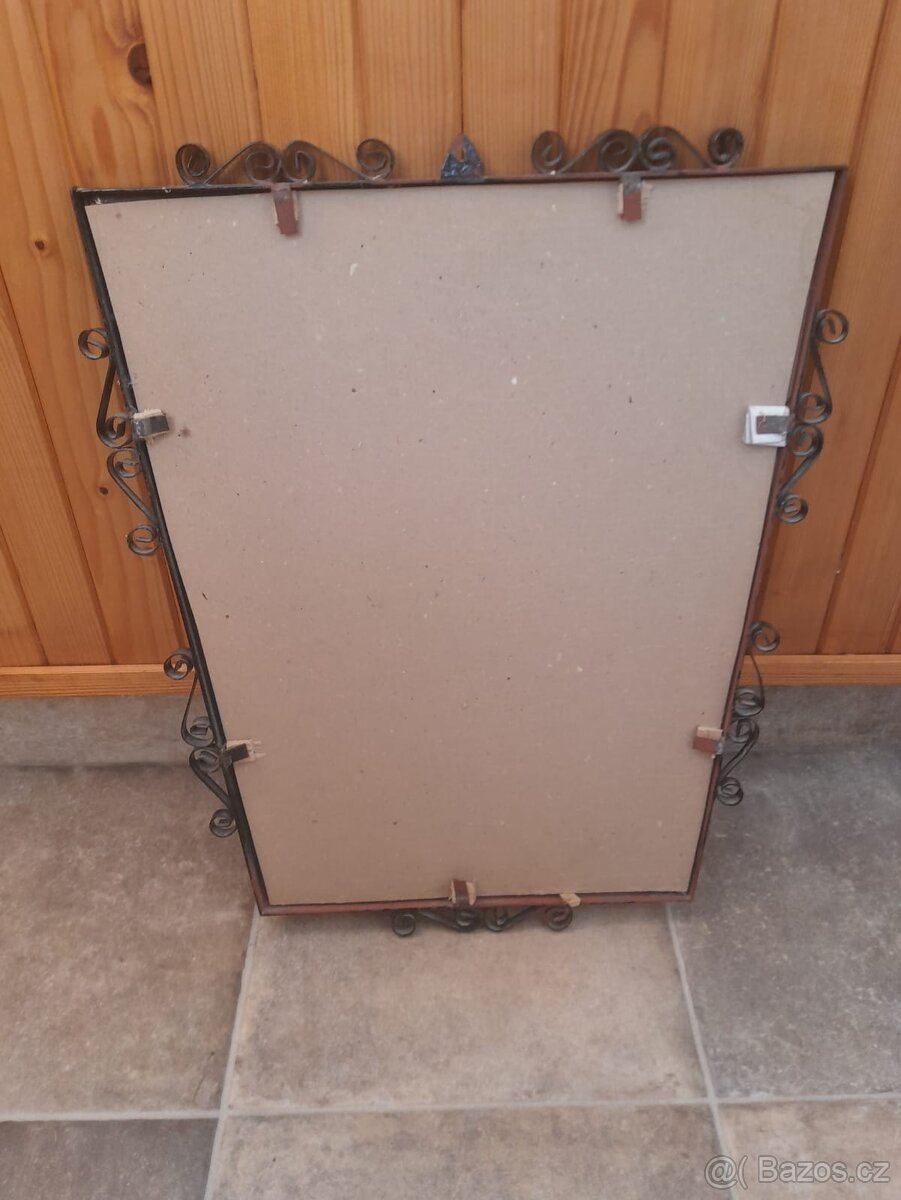 Retro kované zrcadlo - 6