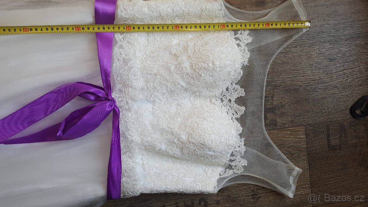 Svatební šaty ivory vel.42 - 6