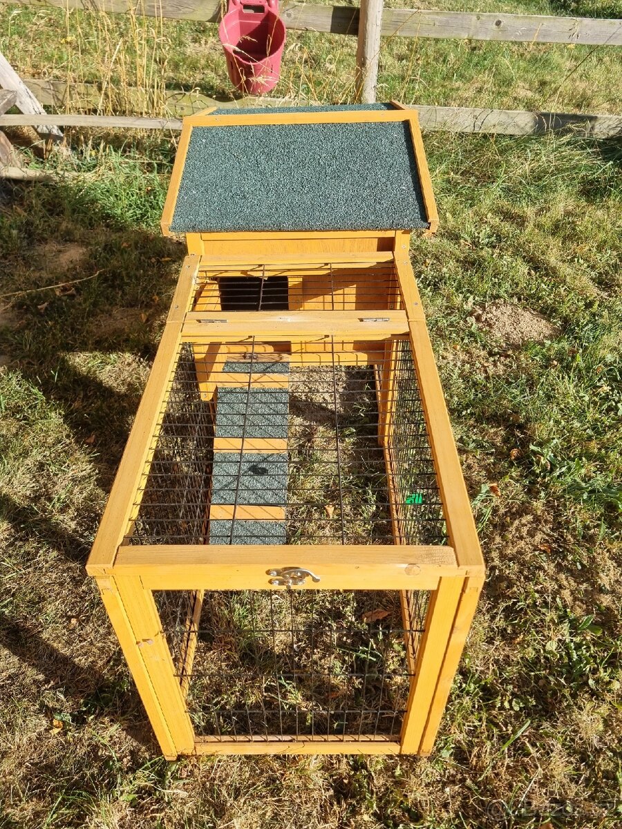 Velká patrová králikárna s výběhem - 6