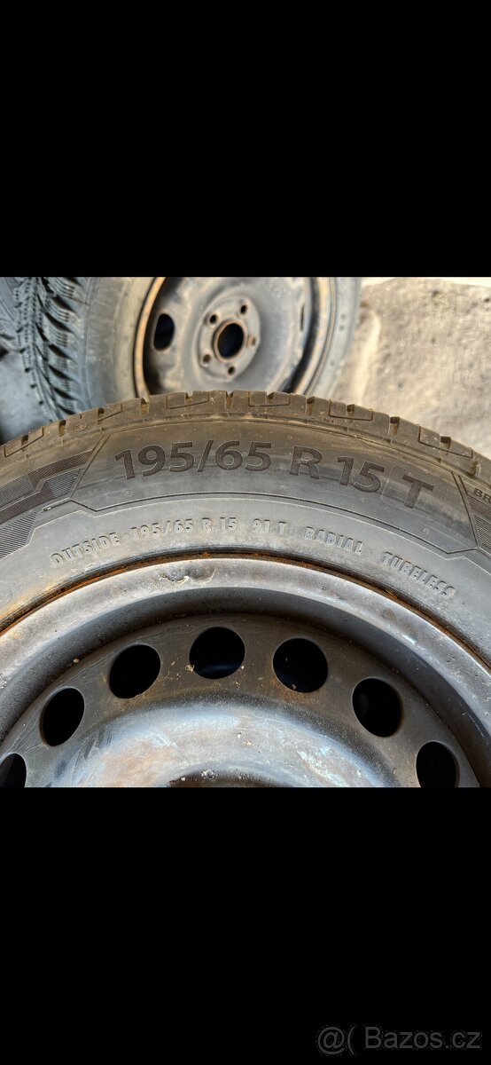 Sada 4ks letních kol Barum Bravuris 5 195/65 R15 5x112 - 6