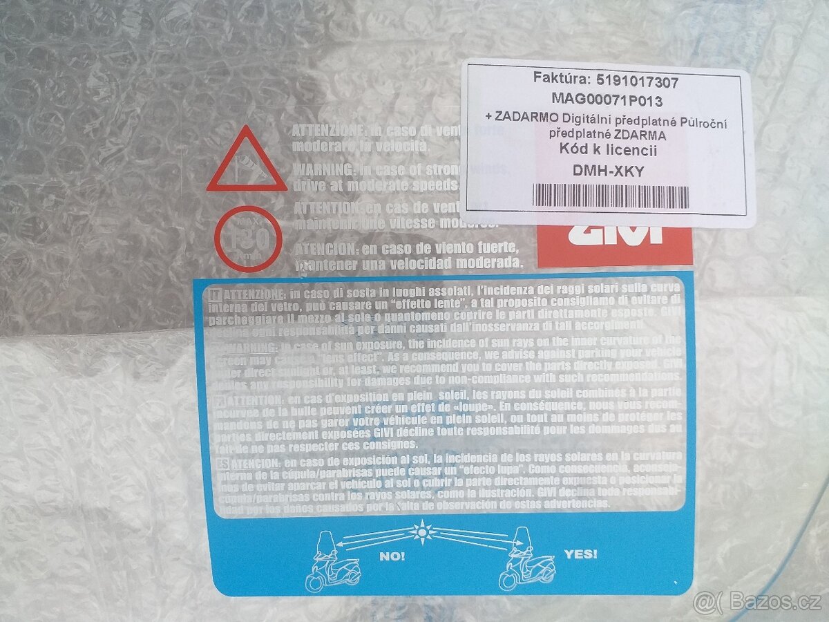 Plexi na skútr Honda SH 125-150 - 6