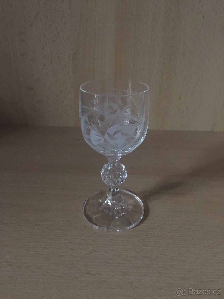 Broušené sklenice - 2 sady - 6