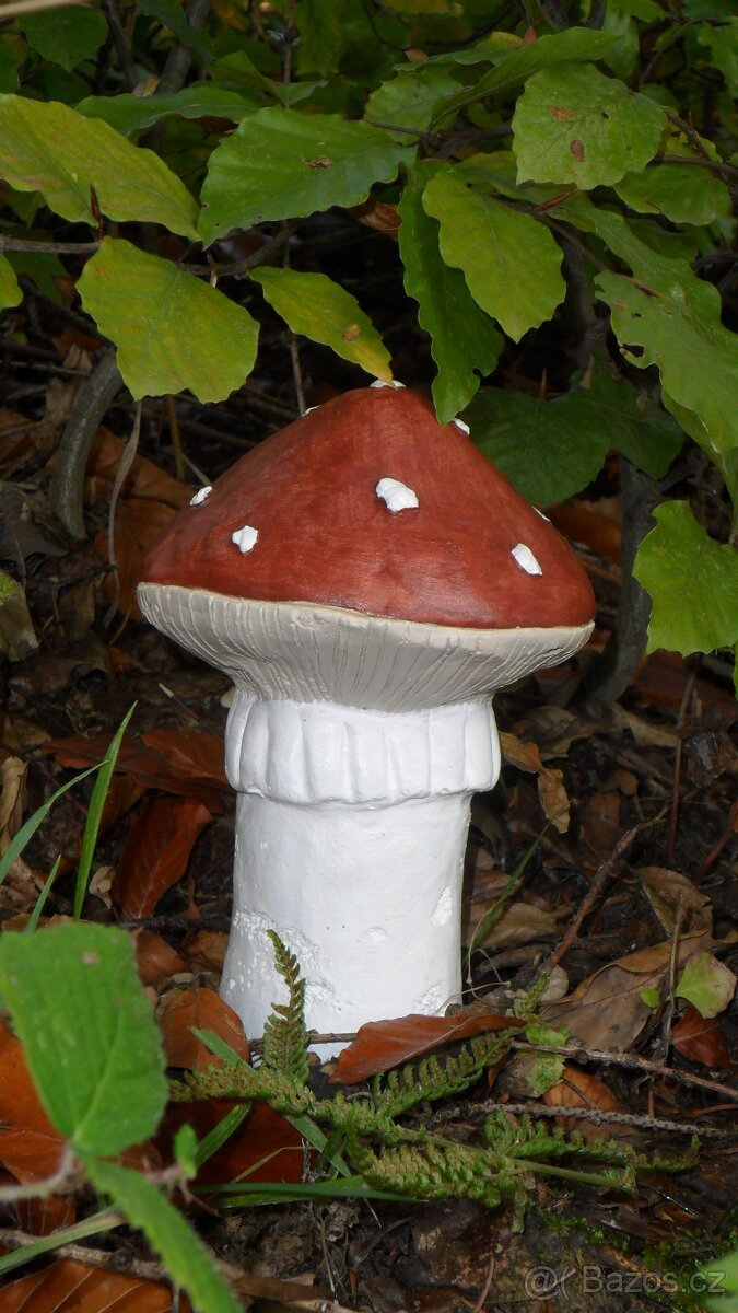 Dekorace - muchomůrka, houba - 6