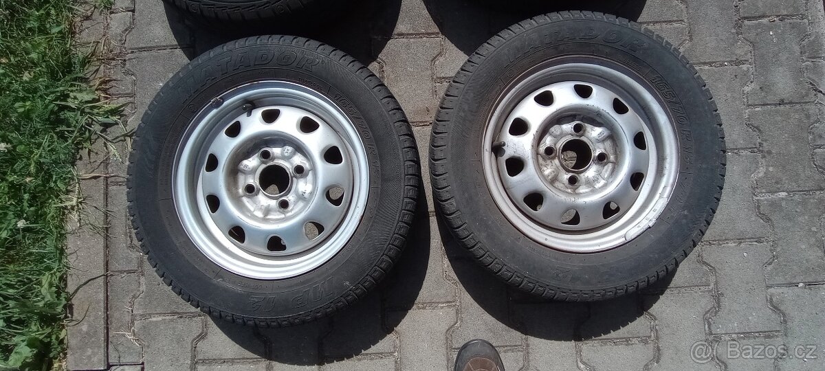 Letní pneu s diskem 165x70 R13 - 6