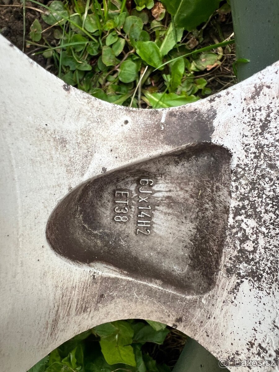 Alu disky 4x100 r14 Škoda VW seat - 6