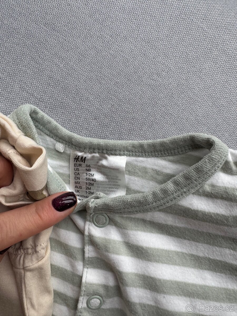 Overaly, rompery, pulovr. Velikost 56-62. - 6