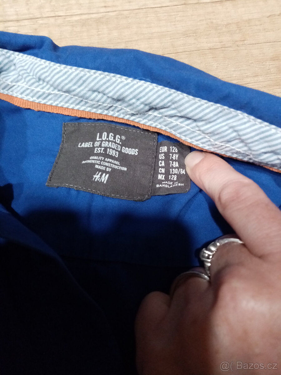 2x košile HM vel. 128 - 6