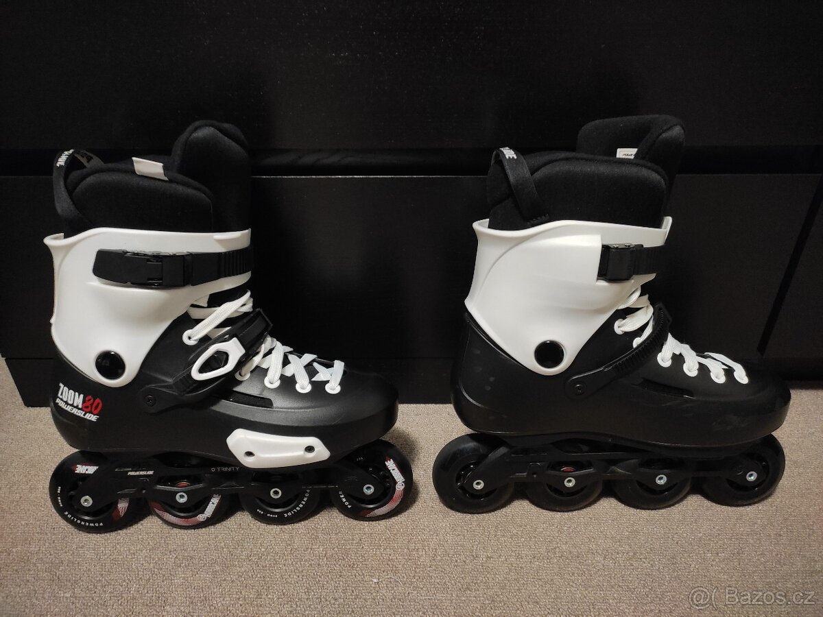 Kolečkové inline brusle Powerslide Zoom Pro Black 80 Trinity - 6