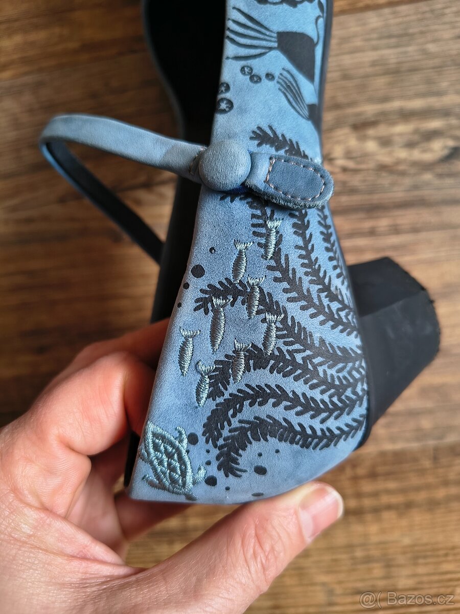 Celokožené lodičky Camper Helena twins vel. 37 - 6