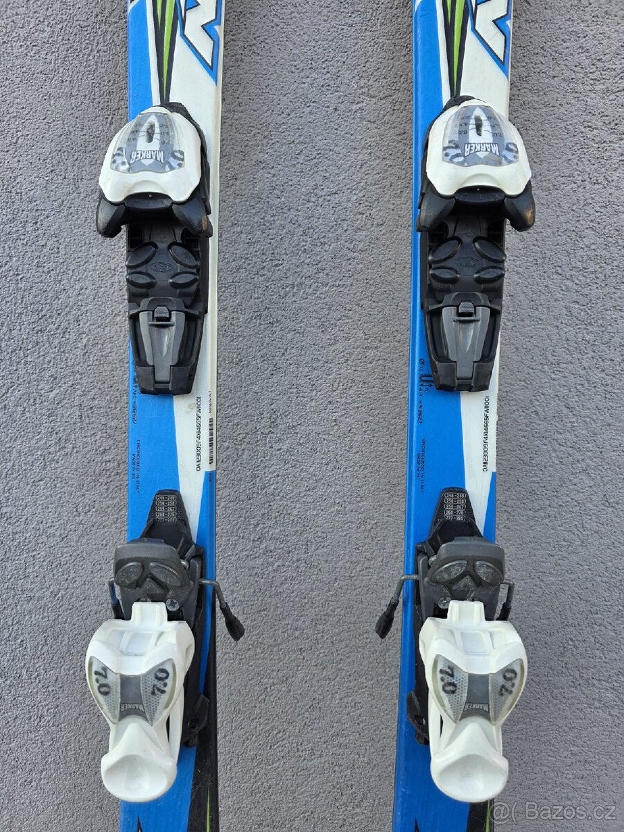 Lyže NORDICA TEAM, 130 + lyžáky - 6