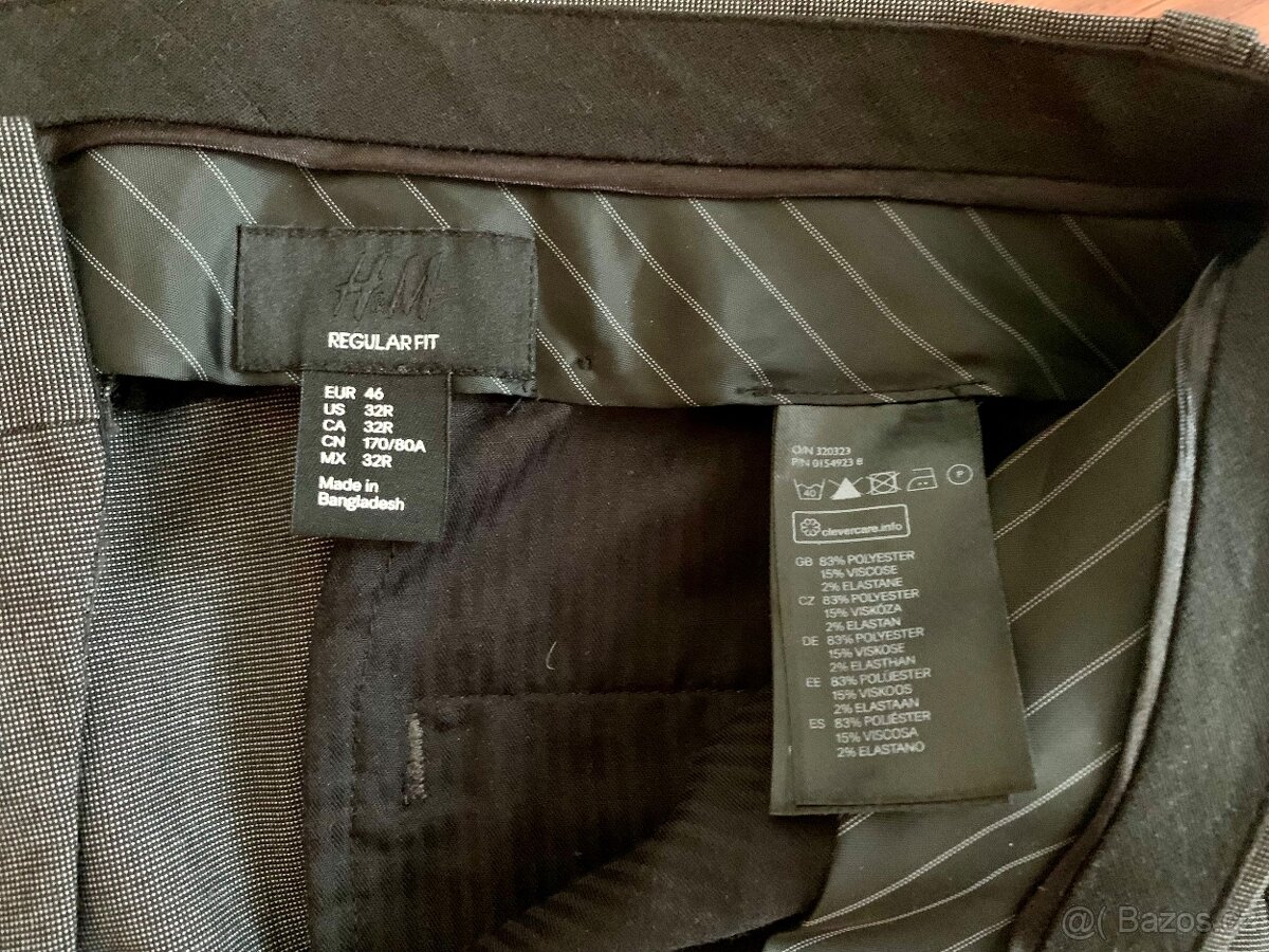 Panský oblek H&M vel.48 - 6