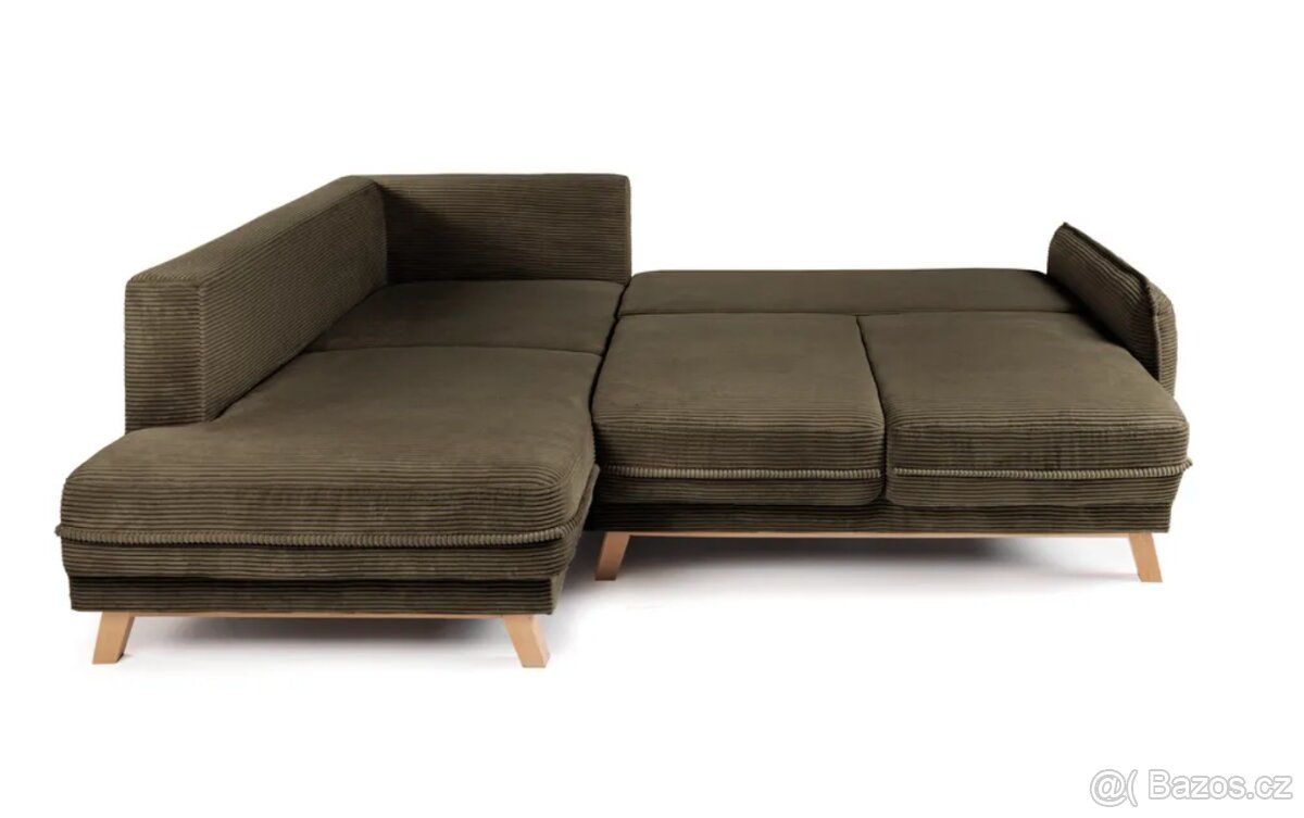 Rohová rozkládací sofa TORI, - 6