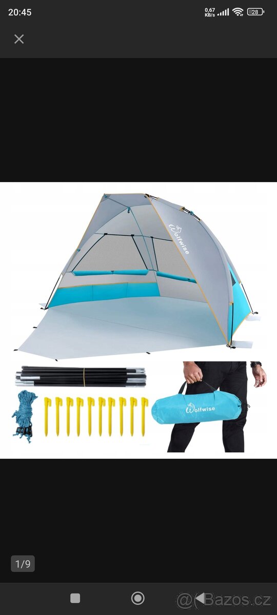 Plážový stan Wolfwise - 6