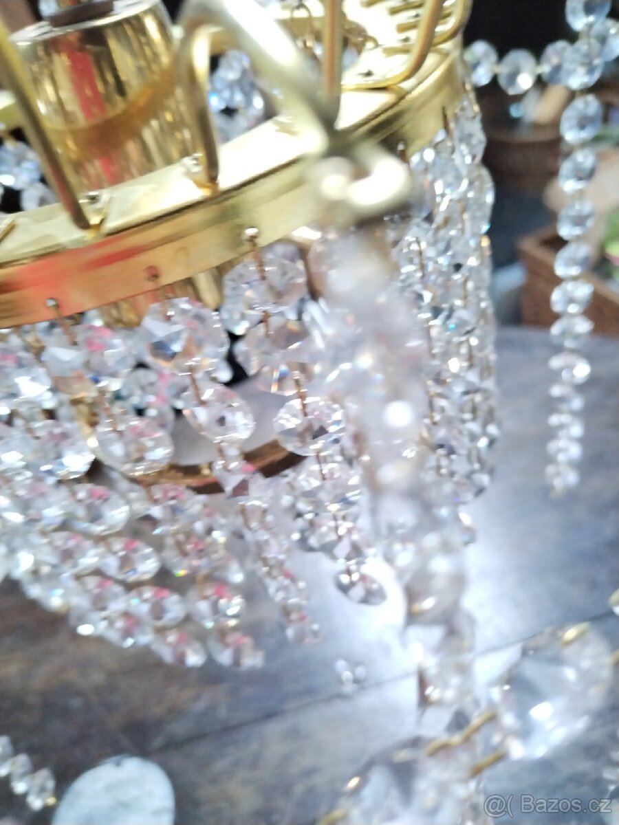 Retro křišťálový lustr - 6