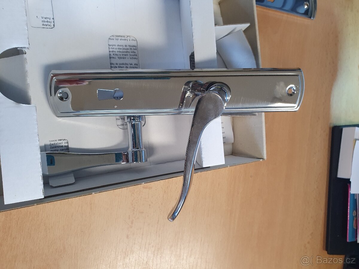 Dveřní kování TERNO Rostex stříbrné klíč - 6