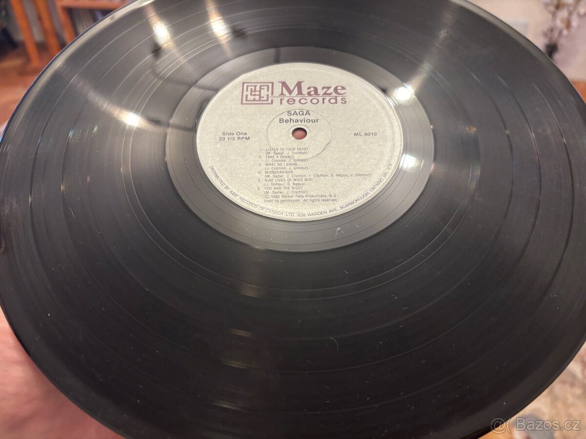 Saga — Behaviour. LP - 6