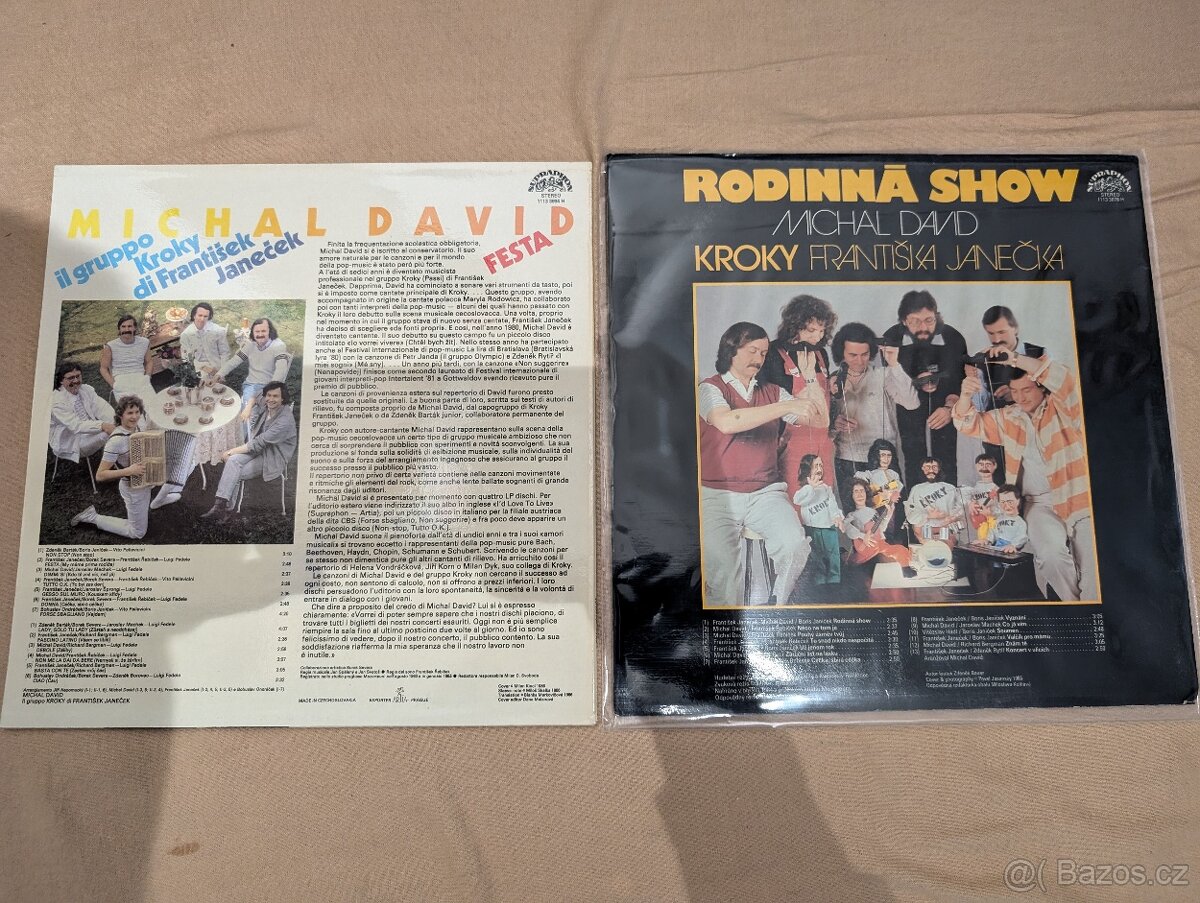 8lp +8sp vinyl Kroky Michal David cena za 8lp+8sp - 6
