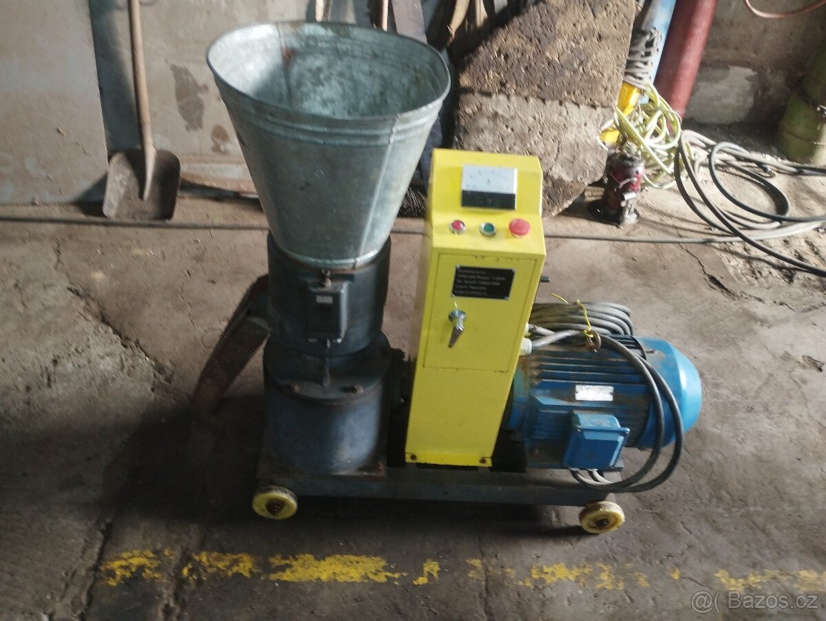 Peletovací lis cronimo CPM-200 power 7,5kw - 6