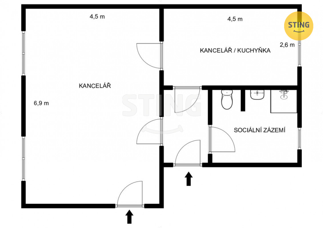 Pronájem komerčního prostoru 54 m², 133960 - 6