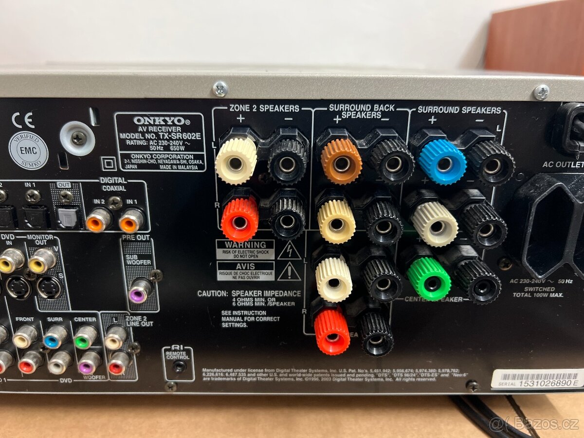 ONKYO AV RECEIVER TX-SR602E - 6