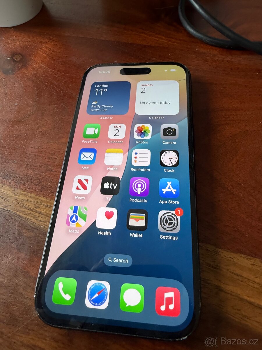 Iphone 16 256GB cerny. Rok stary. - 6