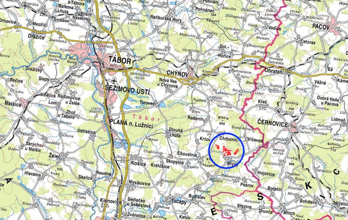 Zemědělská půda, prodej, Mlýny, Tábor - 6