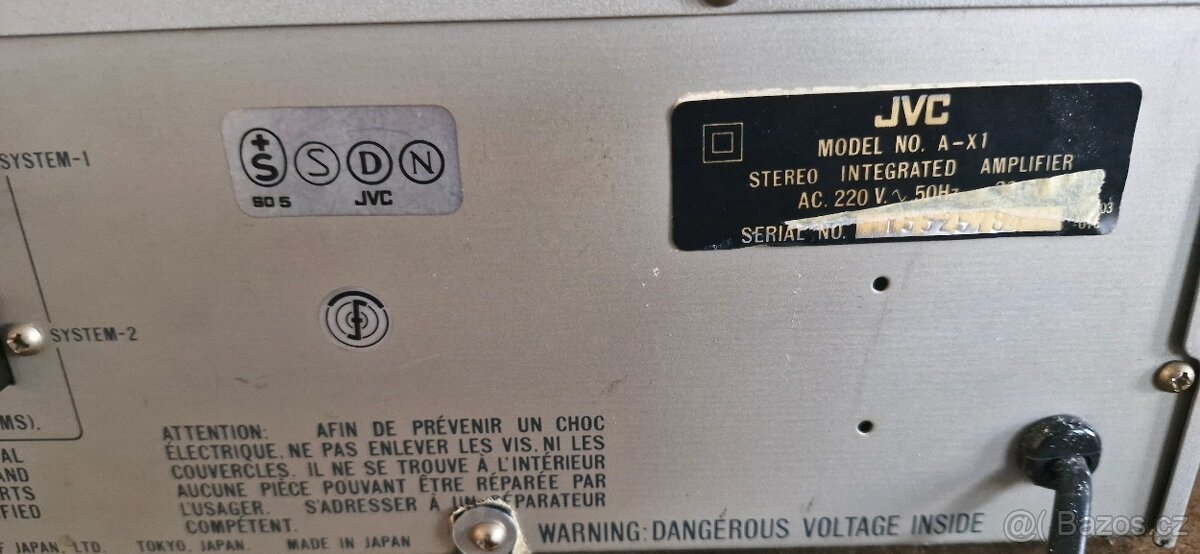 zesilovač JVC A-X1 superA Skončeno - 6