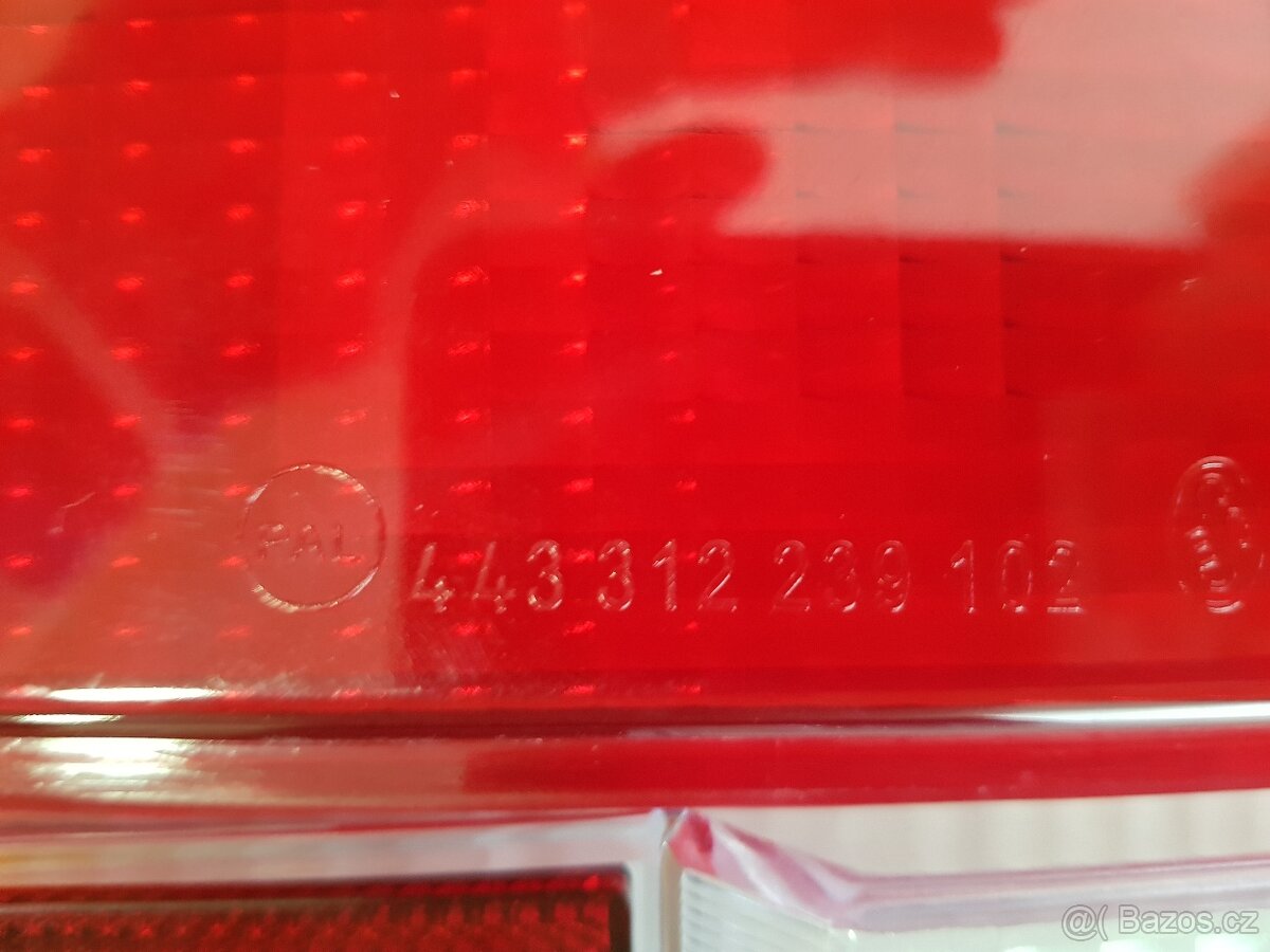 Sklo-kryt zadního světla ŠKODA 105, 120, 130, Rapid - 6