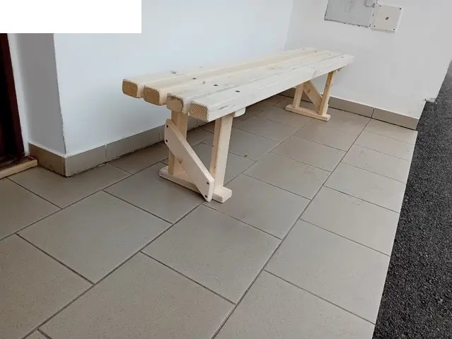 lavička bez opěrky zad tloustka lati 28 a 42mm - 6