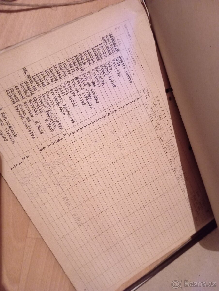 Prodám originál katalogy a seznamy na Jawa 550 1955 - 6