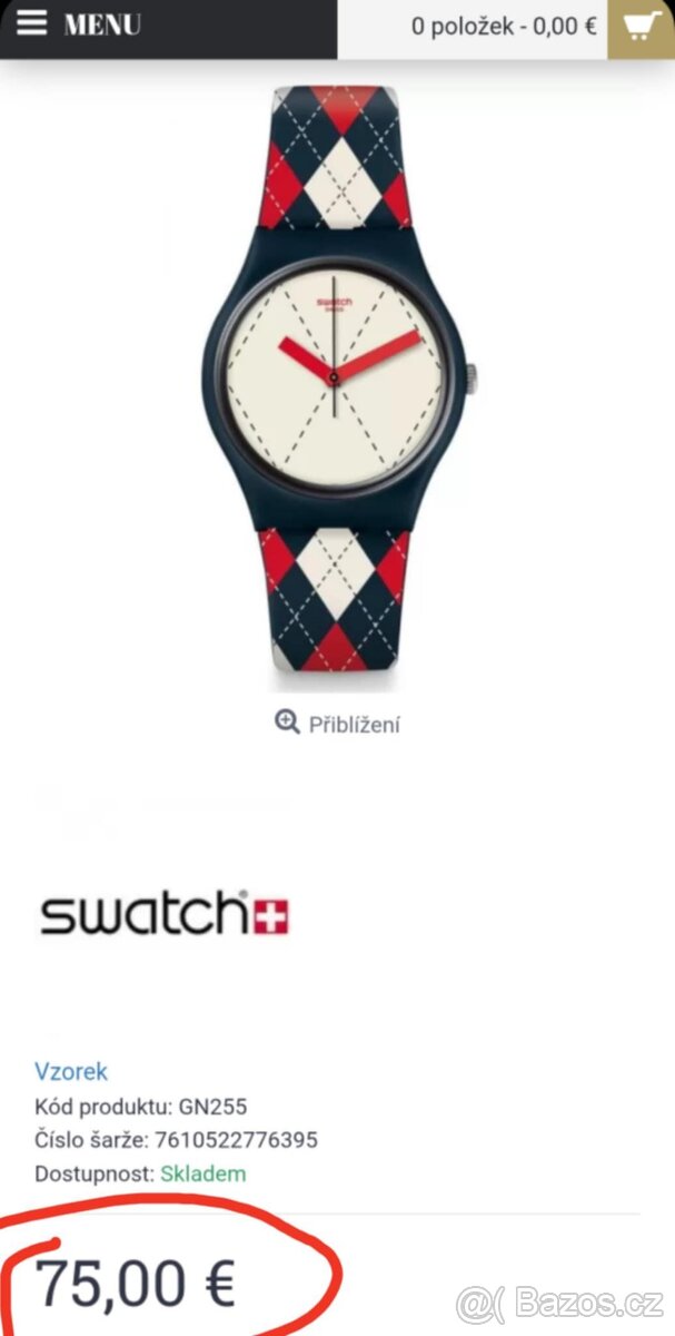 Swatch Gent (bílé a kárované) - 6
