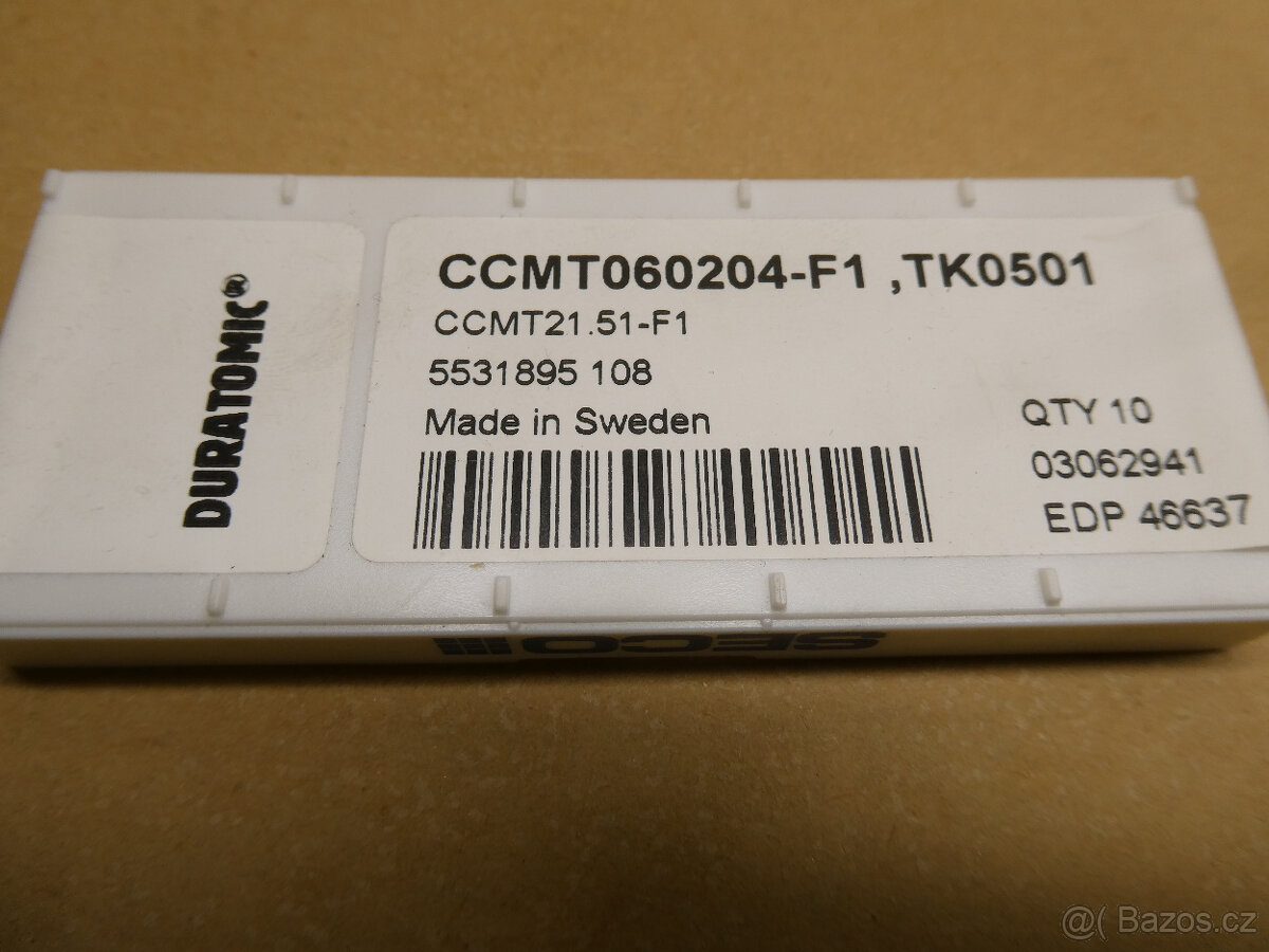 Vyvrtávací jednotky Sandvik a destičky - 6