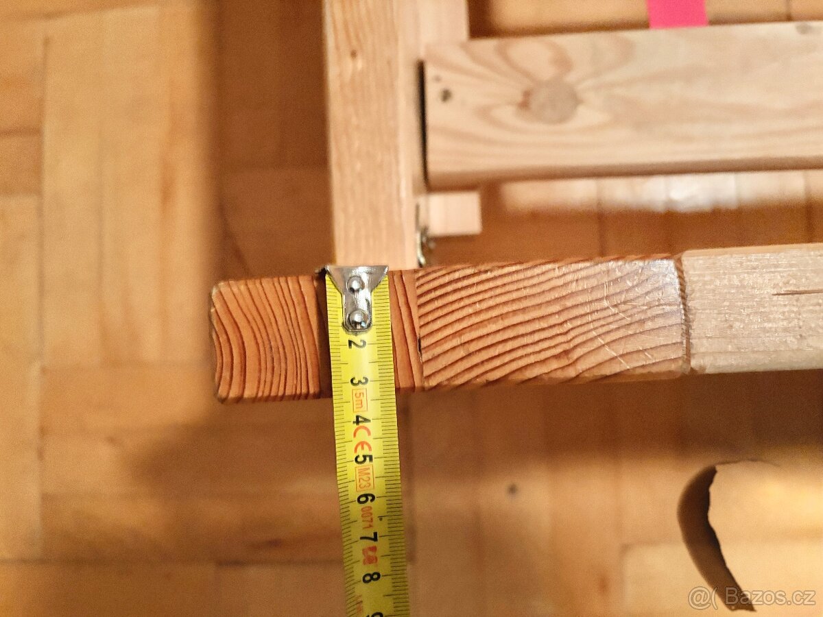 Dřevěná manželská postel 160x200 - 6