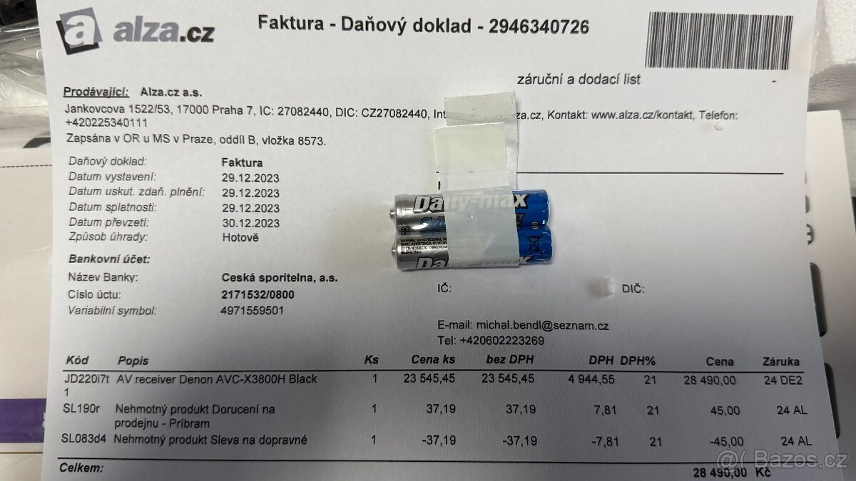 Denon AVC-X3800H Black - 6