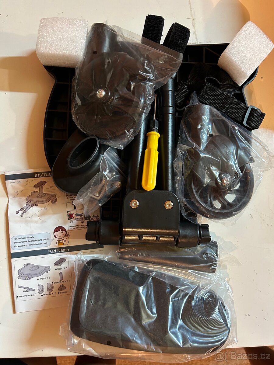 Stoupátko se sedátkem za kočárek - 6