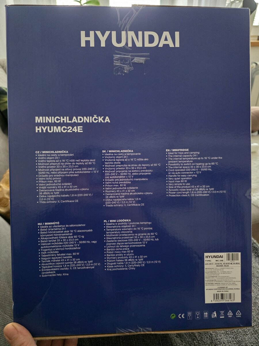 Autochladnička Hyundai 24L (HYUMC24E) - 6