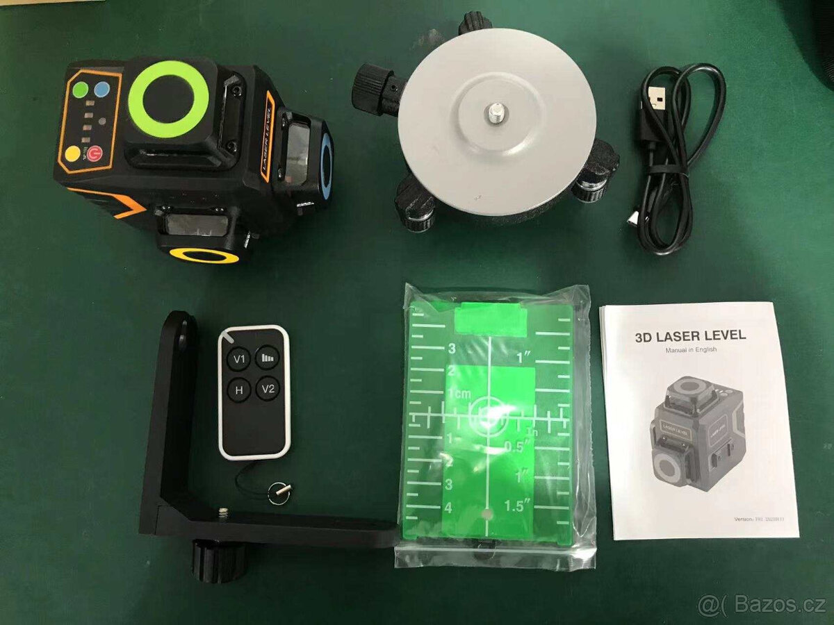 Samonivelační laser Norm T92 3x360°, zelený - 6