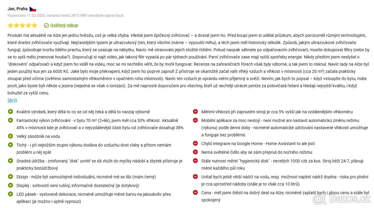 Venta LW73 WIFI AeroStyle signal black - 6