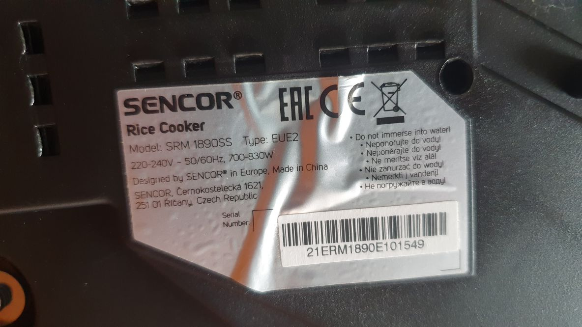 rýžovar SENCOR SRM 1890SS - 6