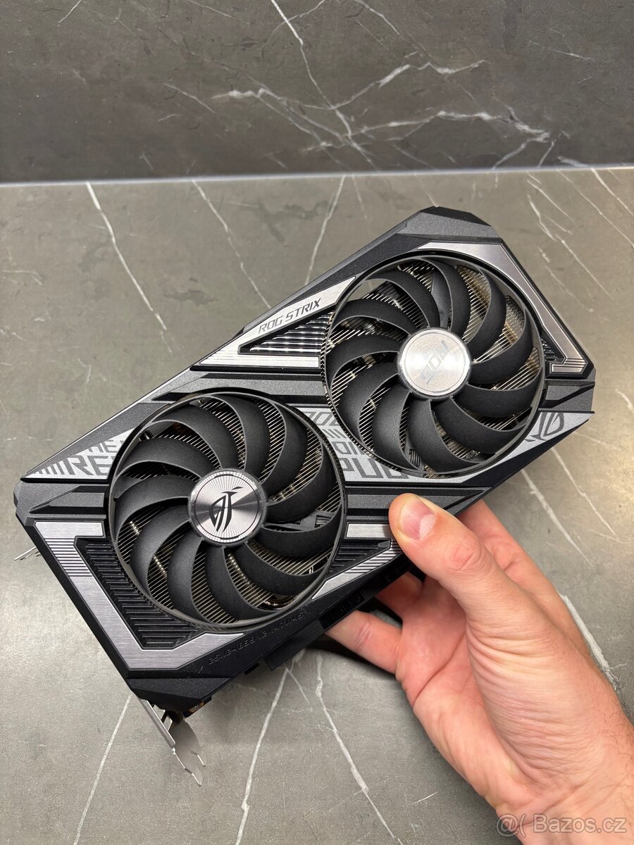 Prodám ASUS ROG STRIX Radeon RX 6600 XT O8G GAMING - 6