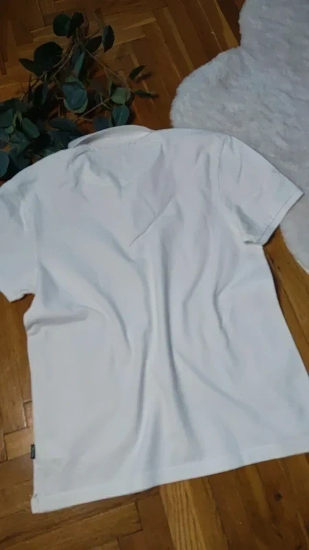 Bílé pólo triko Cropp Regular vel. S - 6