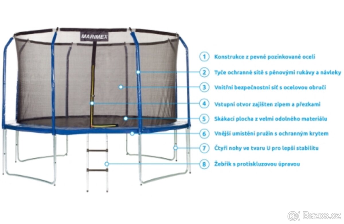 Trampolína Marimex 366 - 6