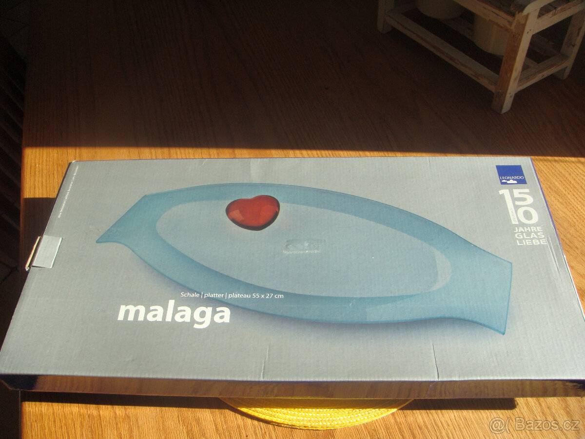 prodám nový skleněný podnos MALAGA od f.LEONARDO za 300kč - 6