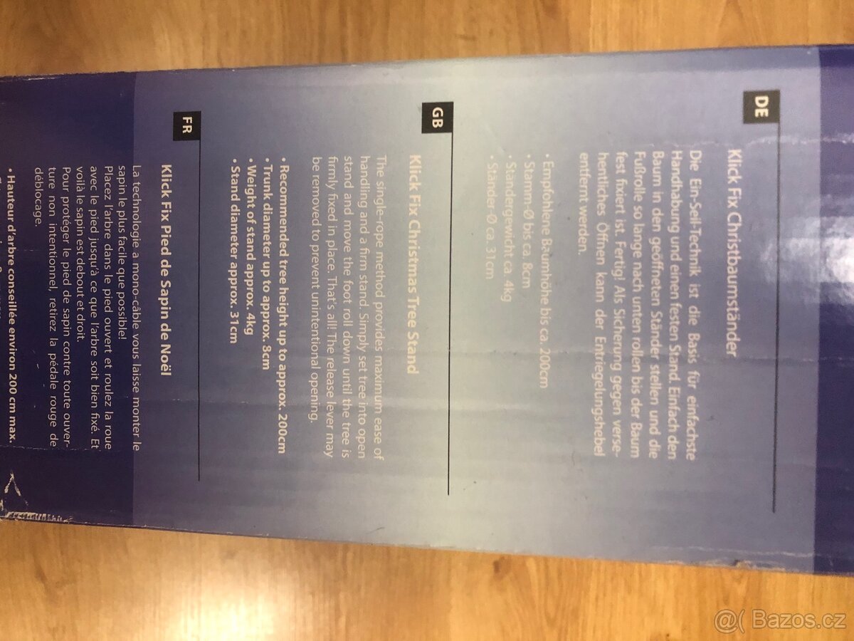 Stojan na vanočni stromeček Klick fix - 6