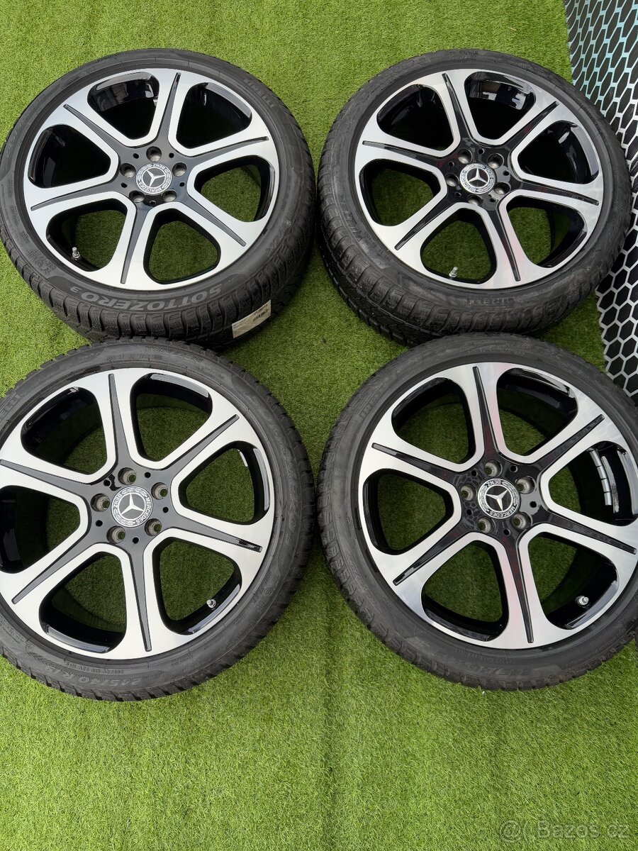 Originál alu kola Mercedes E-class 5x112 R19 zimní ZÁNOVNÍ - 6