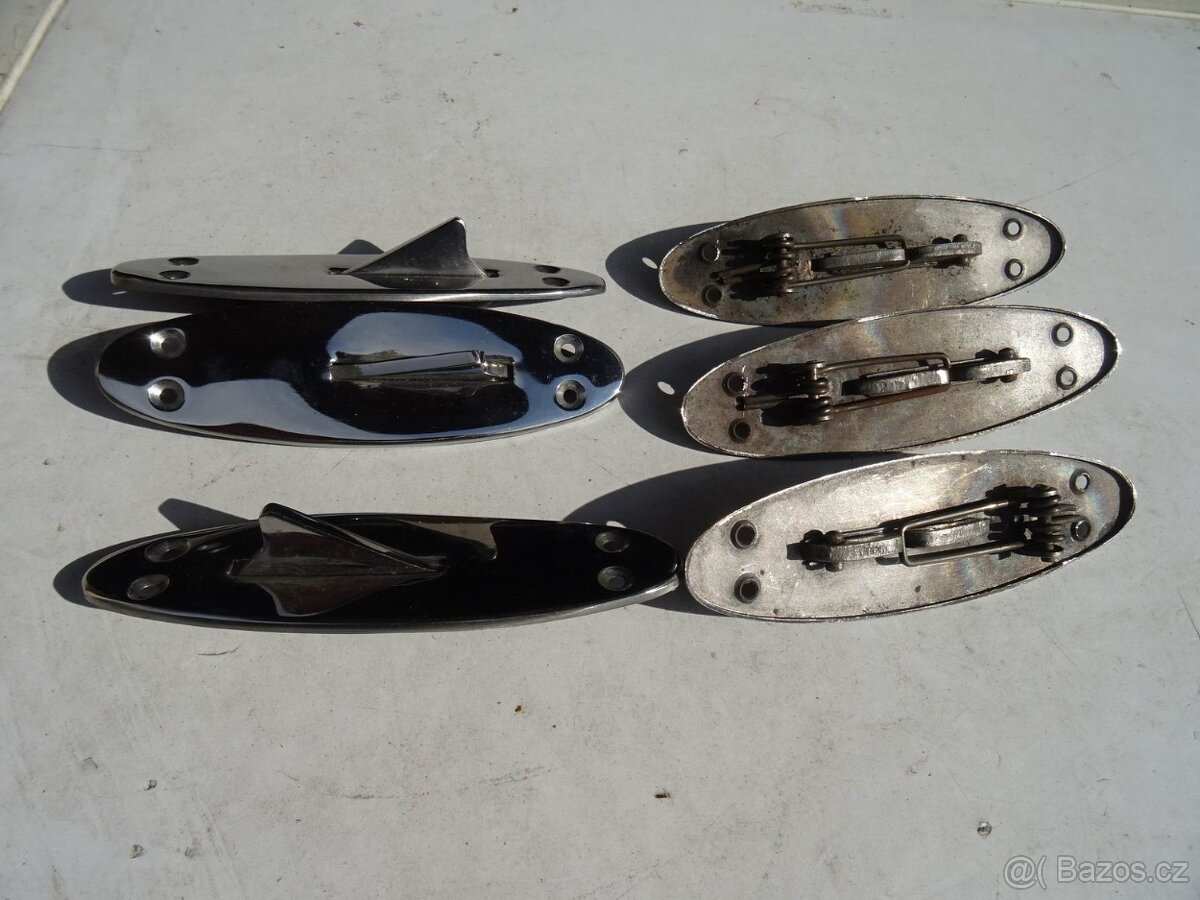 Zarážky do oken chromované . - 6