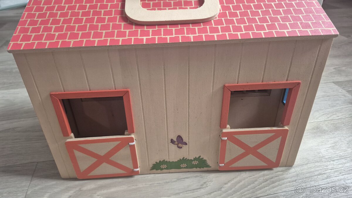 Woody dřevěná stáj + doplnky - 6