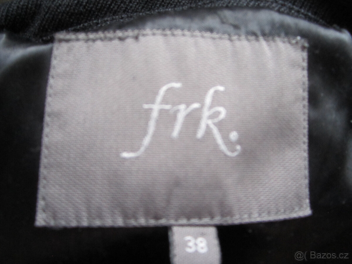 Černý kabát vel. M/38, 55% len a 45% vlna - 6