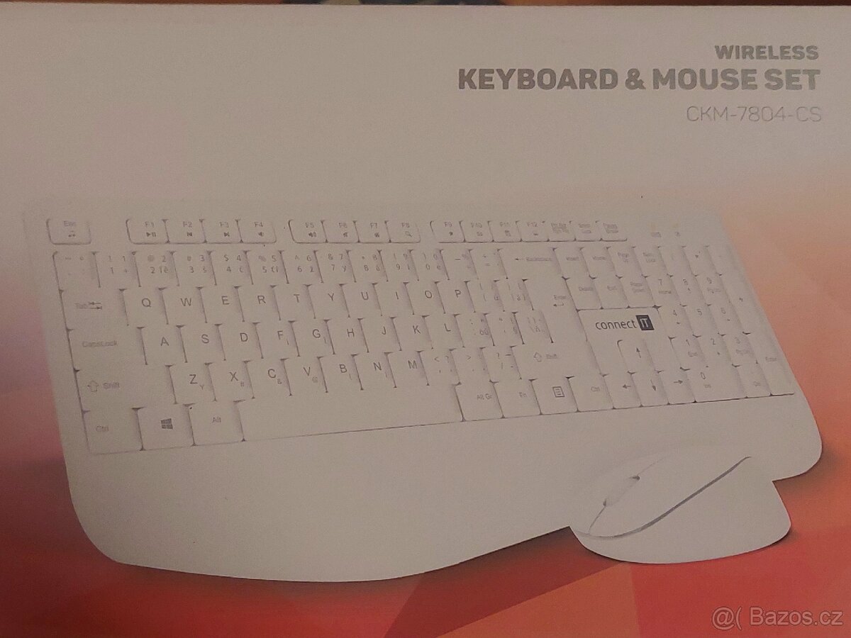 Bezdrátová klávesnice + myš - 6
